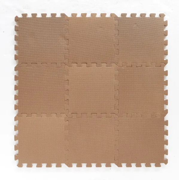 Skumlegegulv Bekids, Cappuccino 9 stk